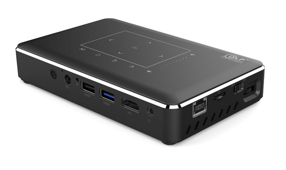 플라인 P10-II 핫 세일 커스텀 로고 미니 3D 4K 150 루멘스 DLP 9000mAh 안드로이드 9.0 프로젝터