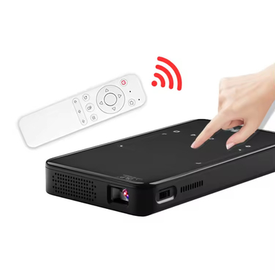 플라인 S90 4K 미니 휴대용 안드로이드 스마트 DLP 프로젝터 WIFI 블루투스 활성화형 휴대 전화 US 플러그 LED 램프 3D 배터리