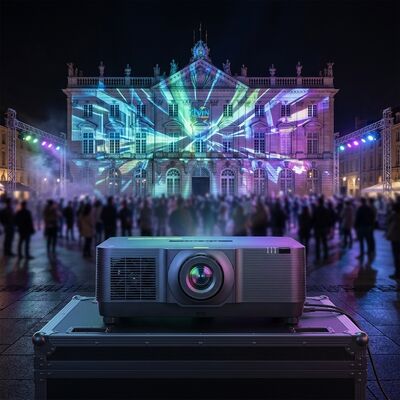 레이저 3LCD 20000 lms 1920*1200 야외 대형 장소 프로젝터 3D 지도 호환