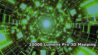 최고의 20000루멘 3D 매핑 레이저 프로젝터