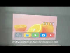 플라인 LCD LED 램프 안드로이드 프로젝터 내장 스테레오 스피커 US EURO 플러그