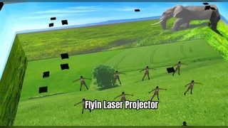 Flyin 레이저 프로젝터 — 높은 밝기, 높은 대비, 생생한 색상.